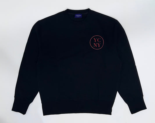 YCNY Crew Neck Cotton Sweater