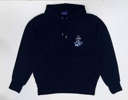 Anchor Graphic Cotton Hoodie