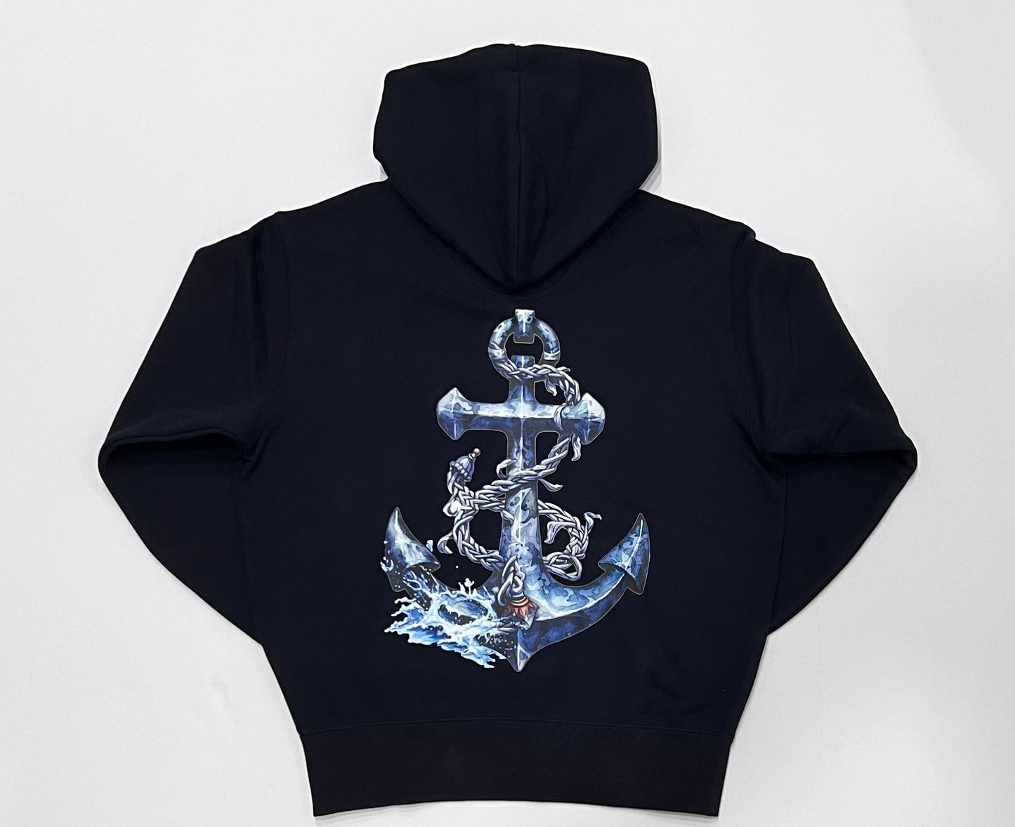 YACHT CLUB ESSENTIALS: Anchor Graphic Hoodie