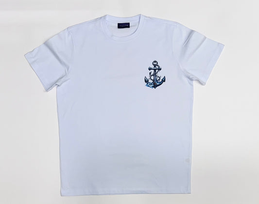 YACHT CLUB ESSENTIALS: Anchor Graphic T-Shirt